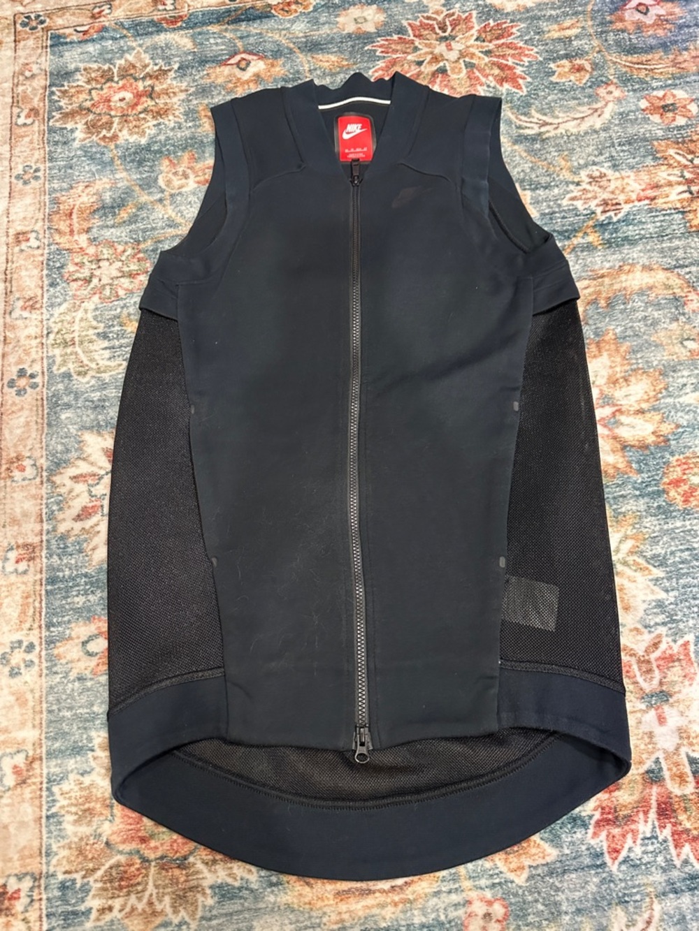 Nike Tech Sleeveless Zip Vest Mesh Panels Sz XS